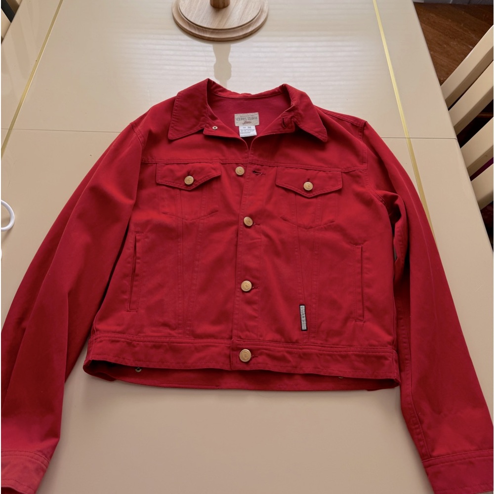 CERRUTI 1881 Red Jean Jacket